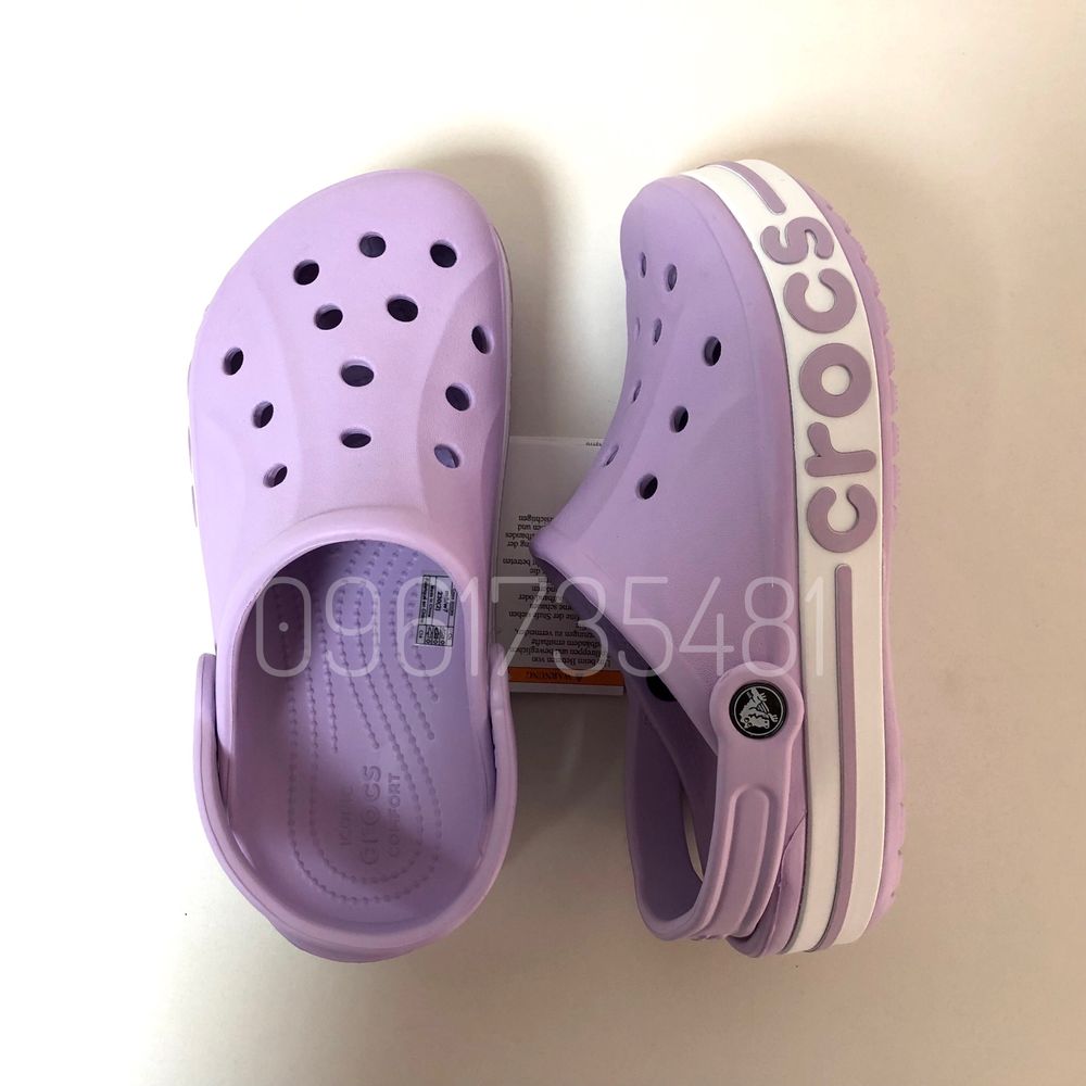 Ніжні Лавандові Баябенди Crocs Bayaband Женские Практичные Кроксы