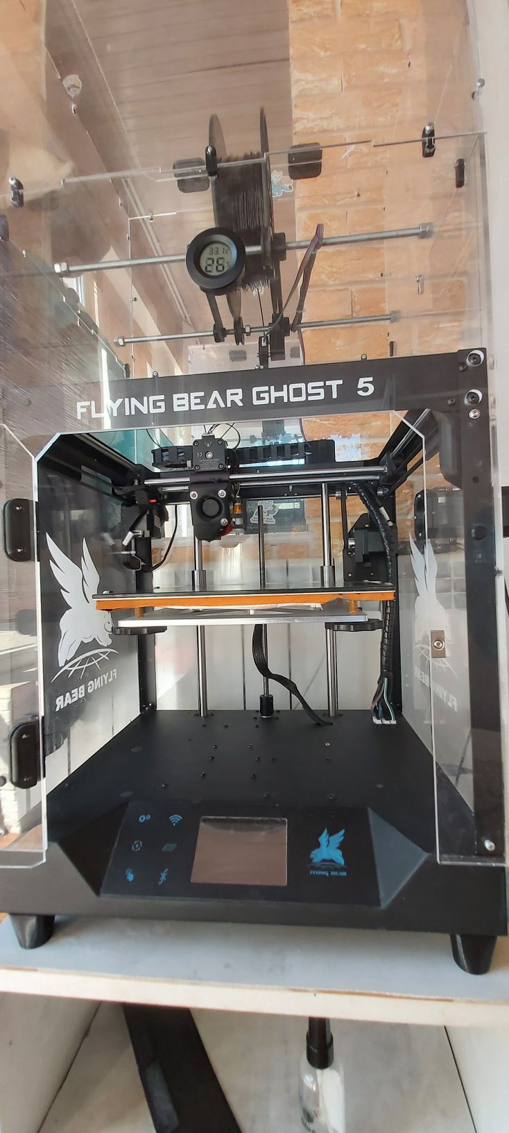 Быстрый 3d принтер с закрытой термокамерой flyingbear на klipper