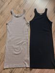 Dwie sukienki bawełniane h&m M