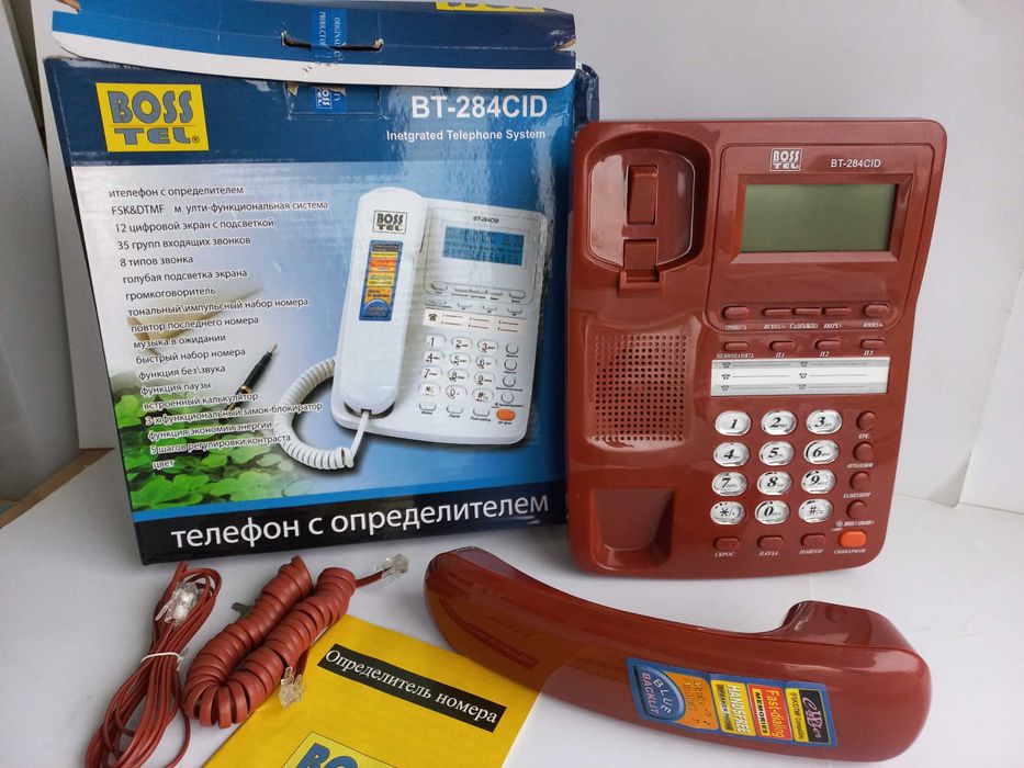 Стационарный телефон с определит. номера 1. ВТ-284CID новый 2.АОН-8686