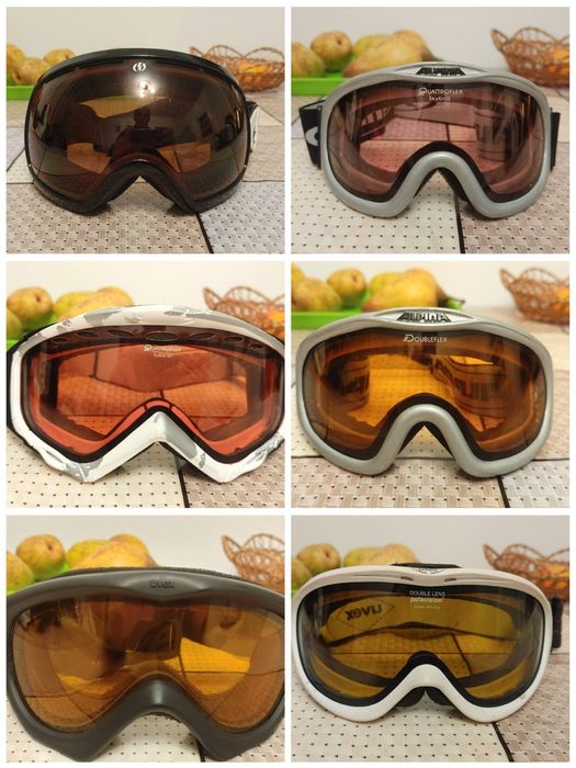 Чоловічі і жіночі окуляри лижні б/у Alpina Uvex Salomon