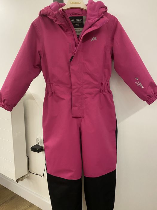 Kombinezon różowy dziewczęcy zimowy 110 jak nowy