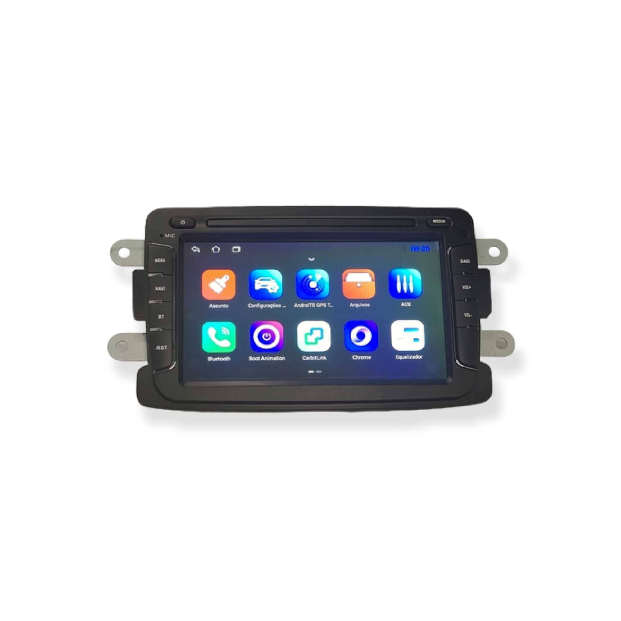 Auto Rádio 2 DIN Android Renault Captur Dacia Duster Logan GPS WIFI