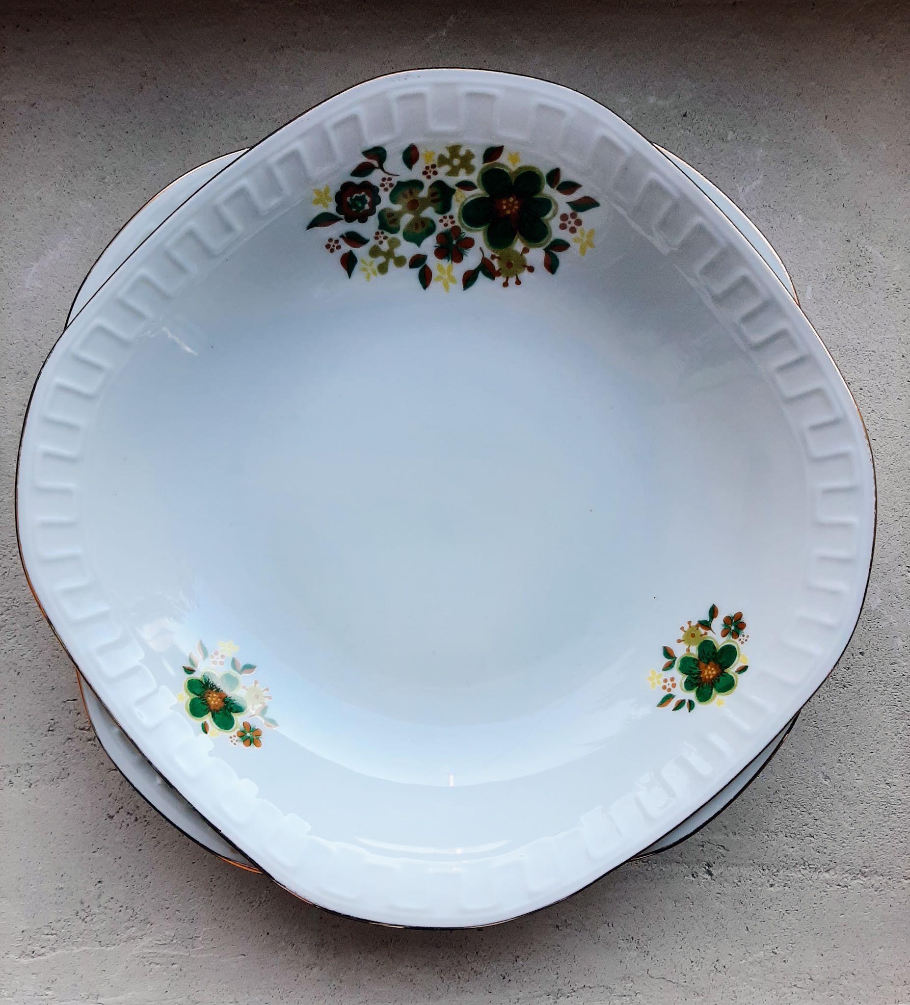 Talerze półmiski porcelana Wawel ceramika vintage