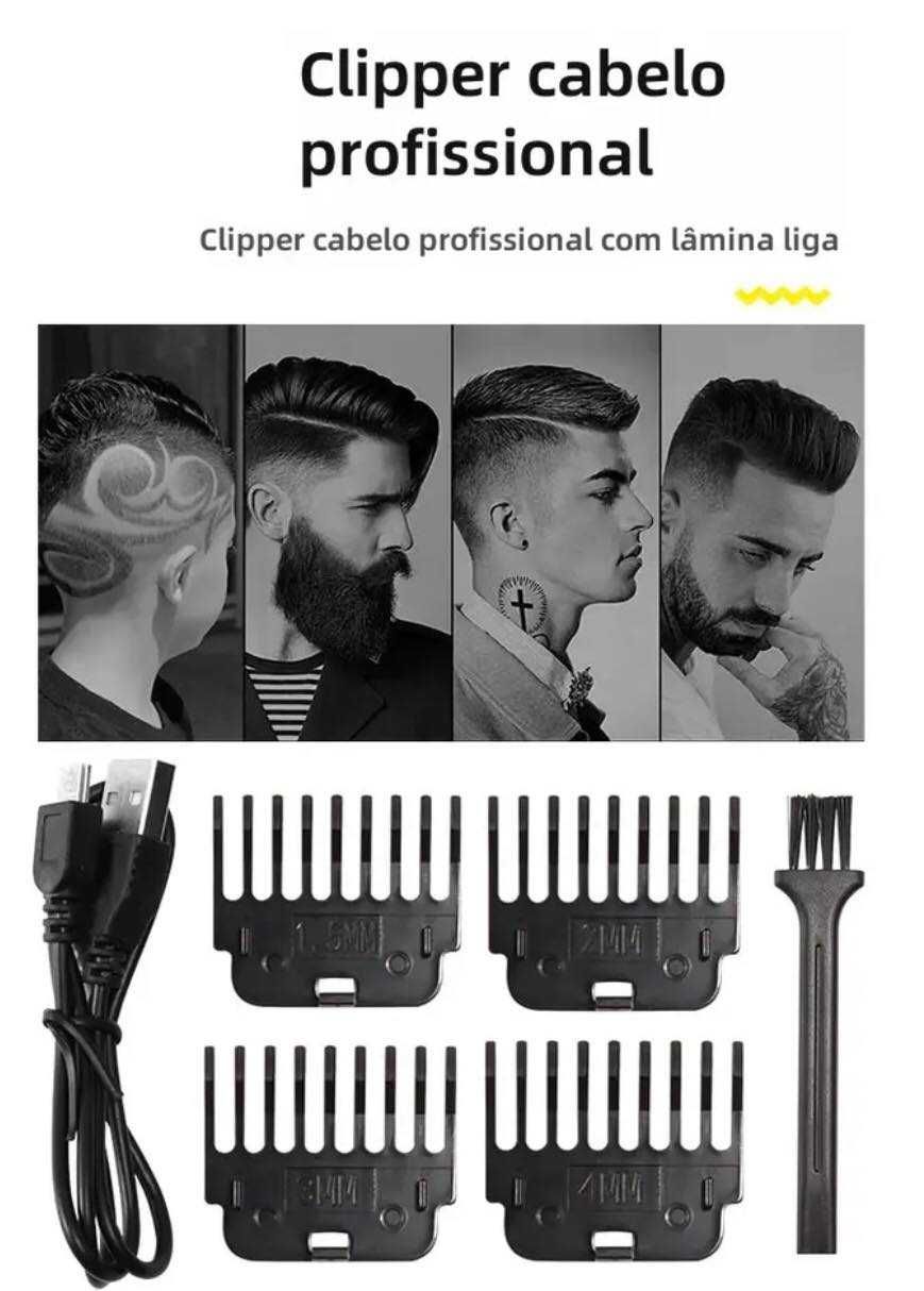 Maquina Cortar Cabelo e Barda