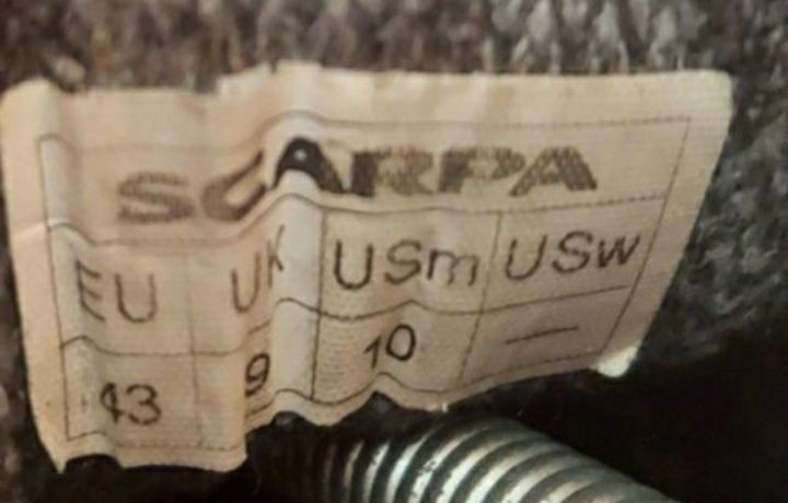 черевики тактичні трекінгові мисливські scarpa  gore tex vi