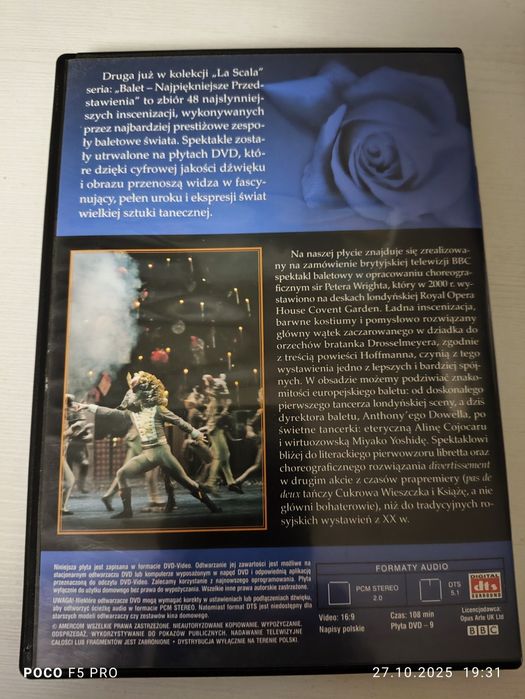 Dziadek do orzechów Piotr Czajkowski płyta DVD