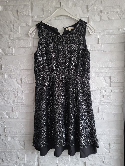 Śliczna sukienka karnawałowa błyszcząca z poszewką  1