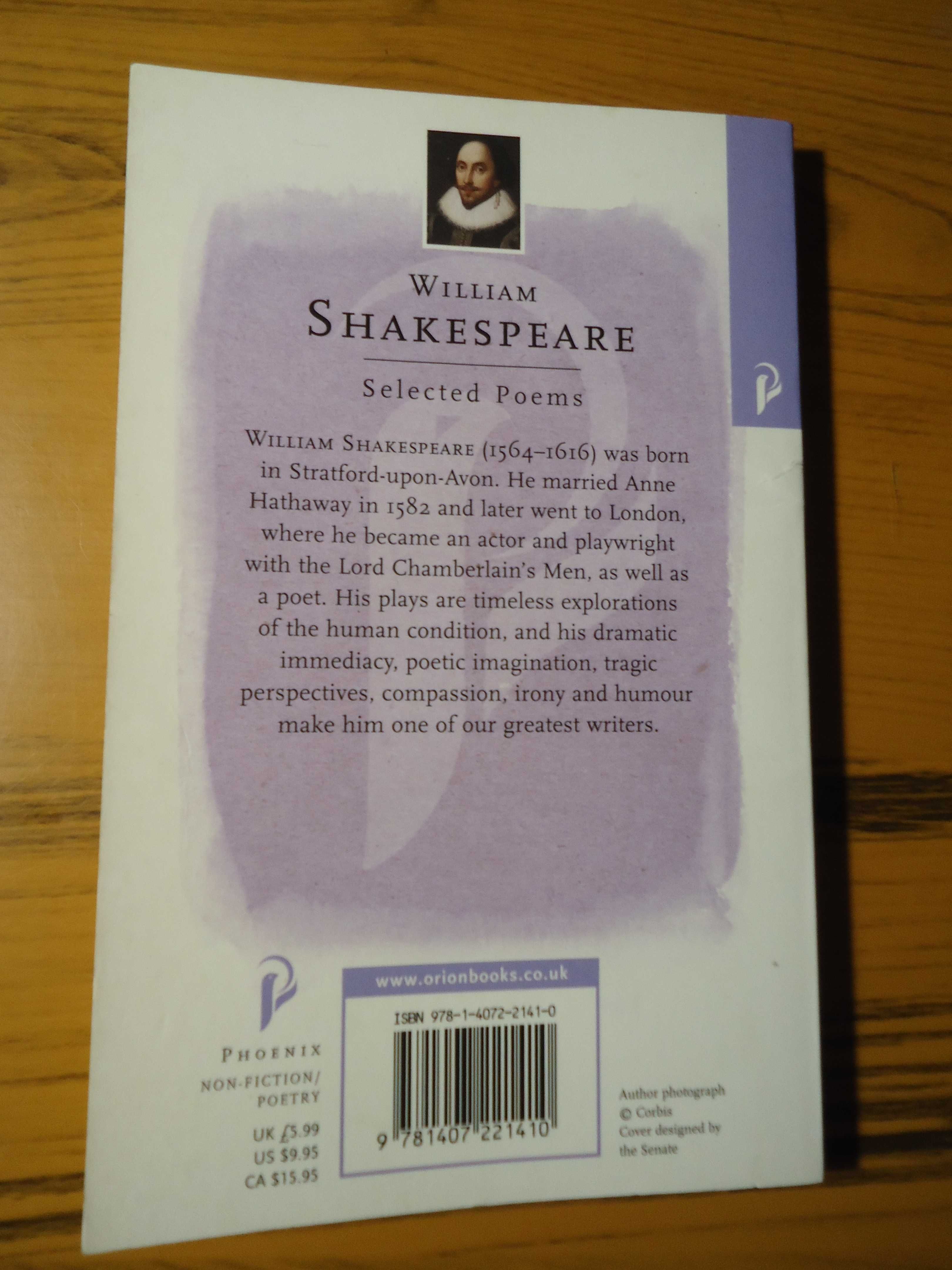 William Shakespeare - Selected Poems