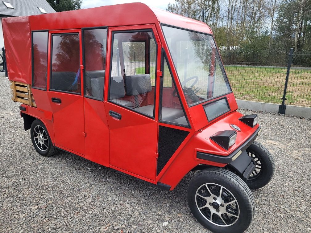 Melex 4 osoby + skrzynia kabina alufelgi po remoncie transport Straż