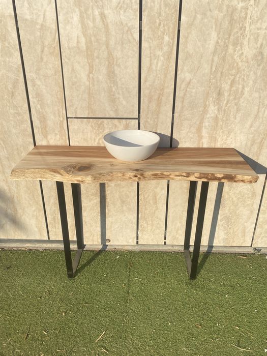 Tampos para lavatórios rústicos em madeira maciça