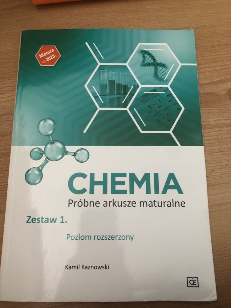 próbne arkusze maturalne chemia zestaw 1 wydawnictwo Pazdro