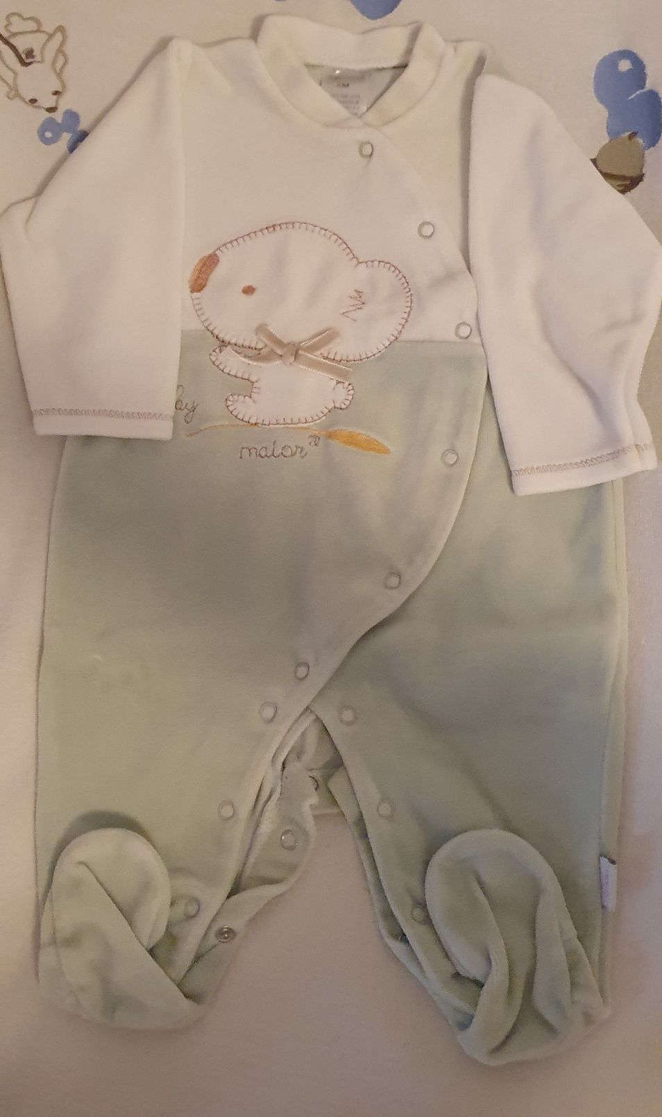 2 babygrow polares para bebé 6 Meses