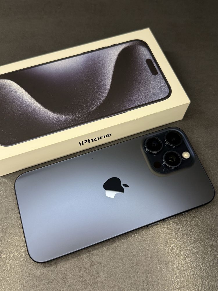 iPhone 15 Pro Max [256GB] Blue Titanium