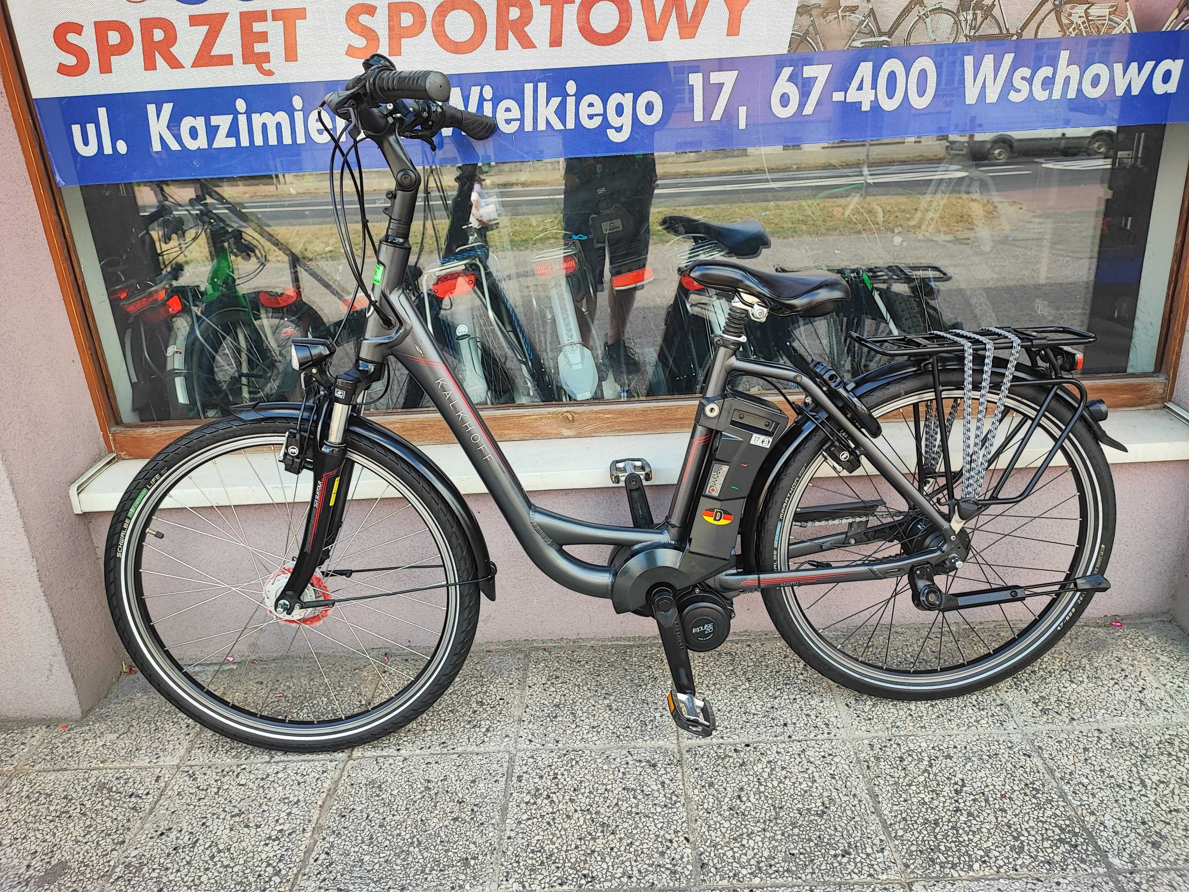 Kalkhoff  Rama alu. 46cm, Koła 26, Bateria.17Ah,-GWARANCJA-