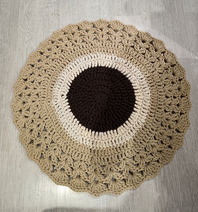 Dywanik handmade ze sznurka bawełnianego