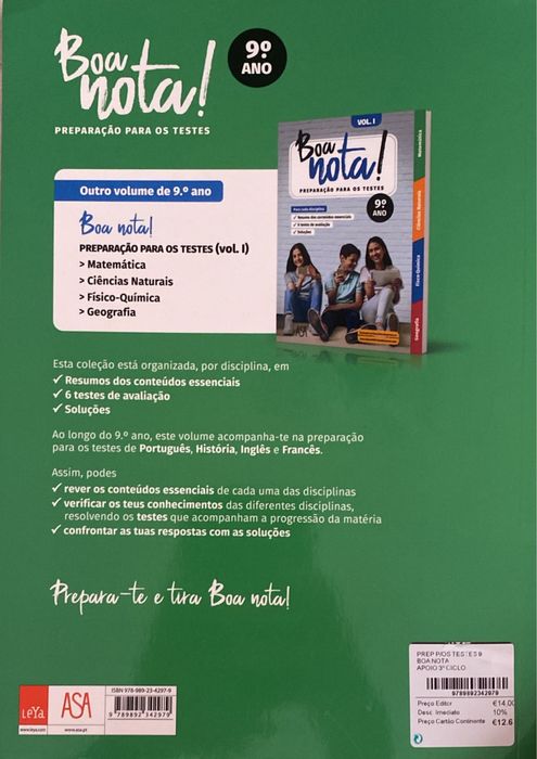 livros Boa Nota! - 9°ano