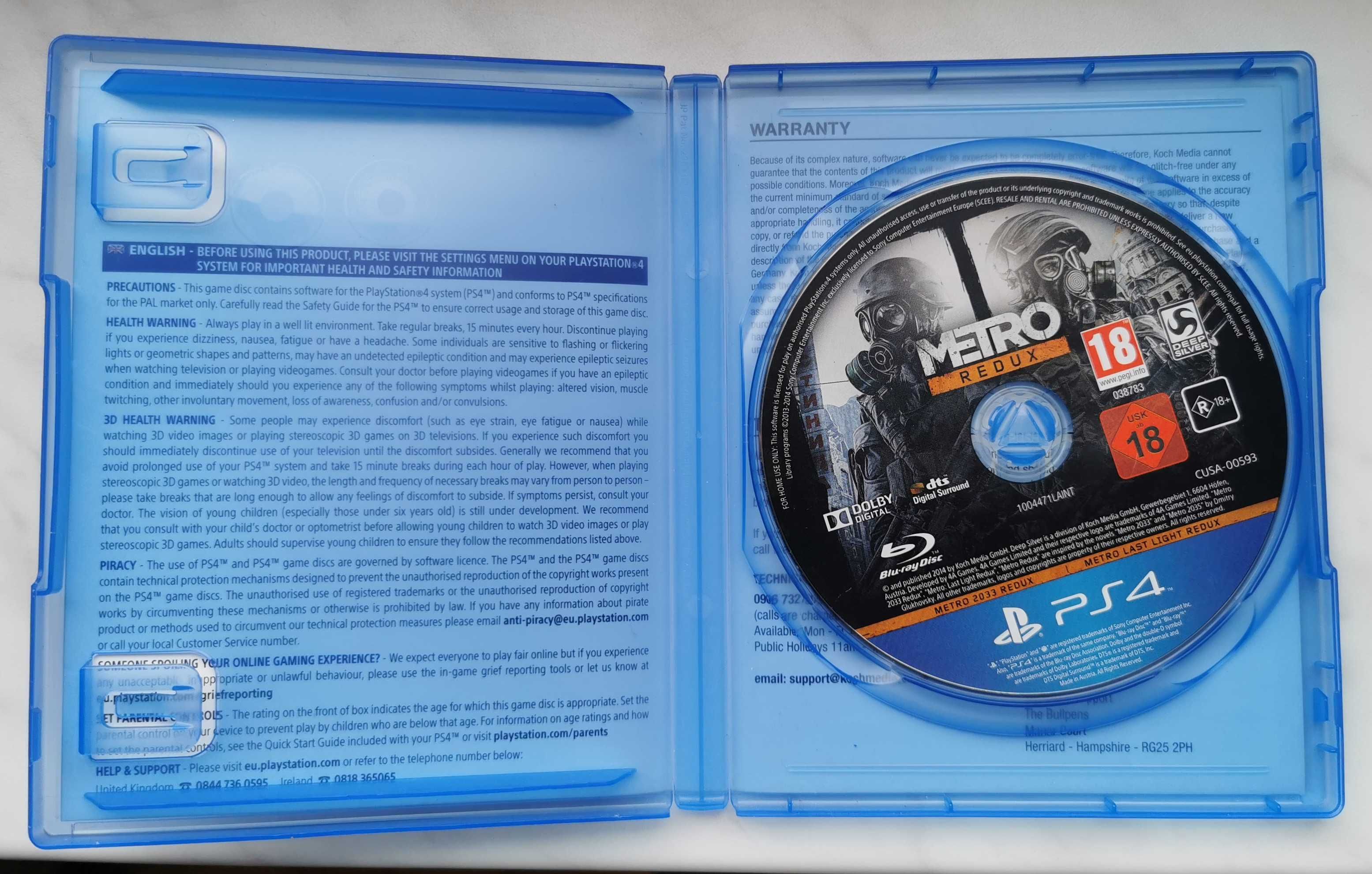 Metro Redux PS4 PS5
