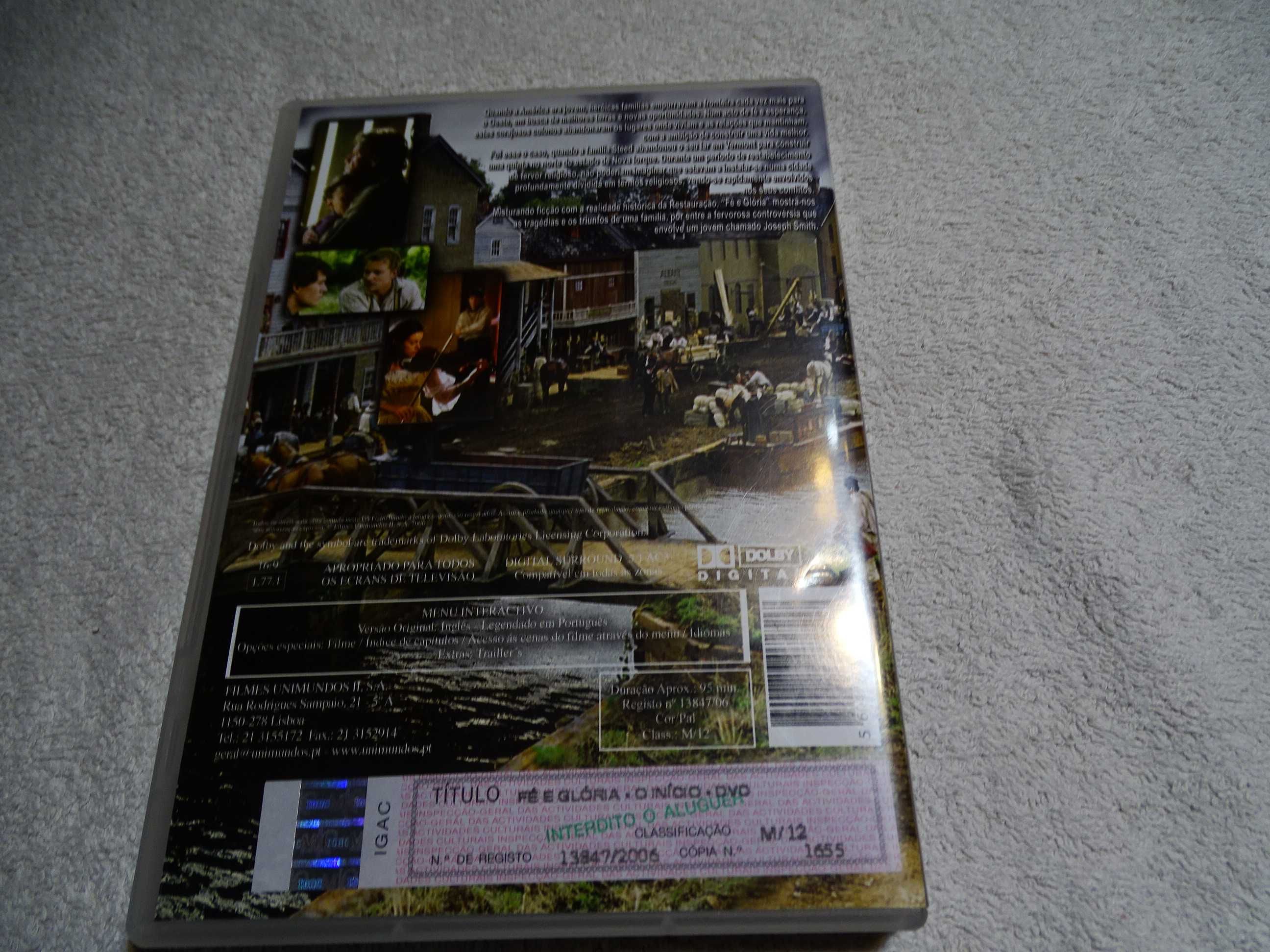 DVD-Fé e Glória-Jonathan Scarfe/Sam Hennings