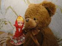 Кукла - лялька Маша и мягкая игрушка Медведь, чудесная парочка