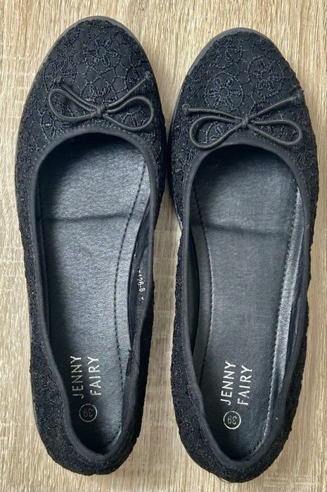 Летние туфли  балетки 39 р. легкие, кружевной текстиль