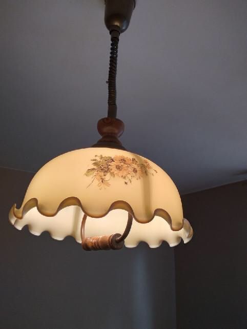 Lampa rustykalna sufitowa