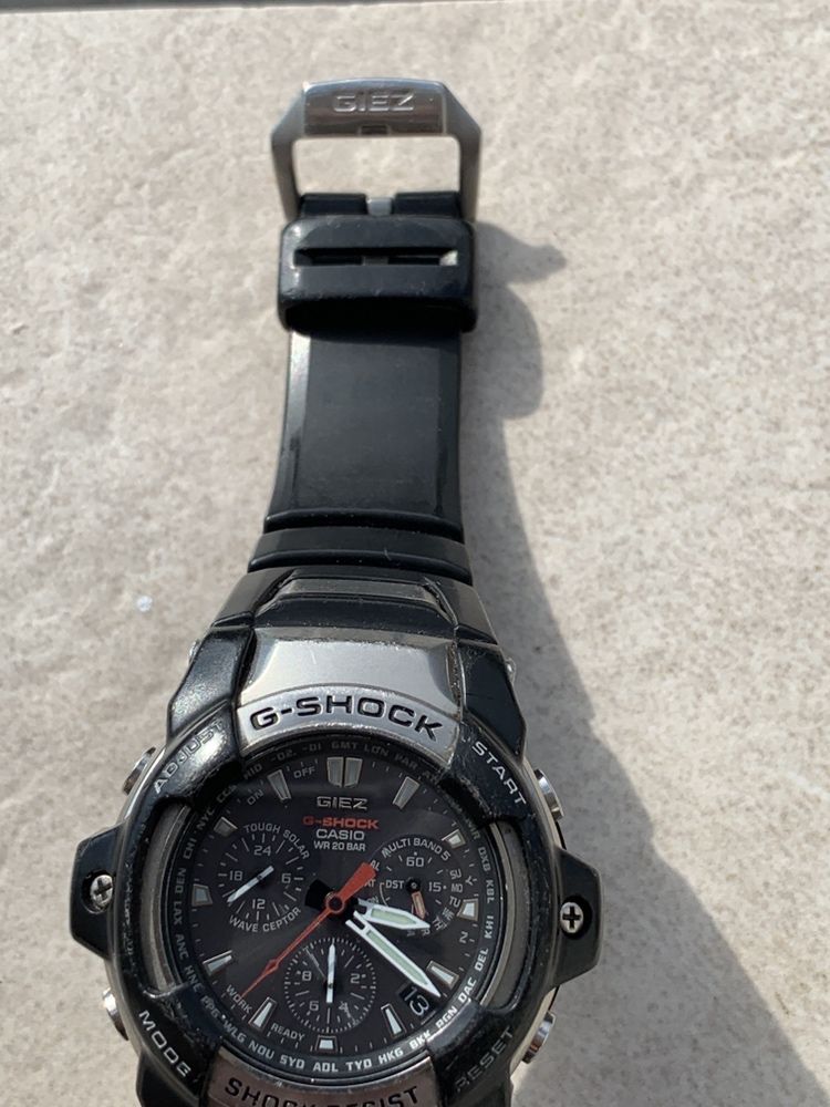 Zegarek męski Casio Giez GS-1100 oryginalny solar waveceptor radio
