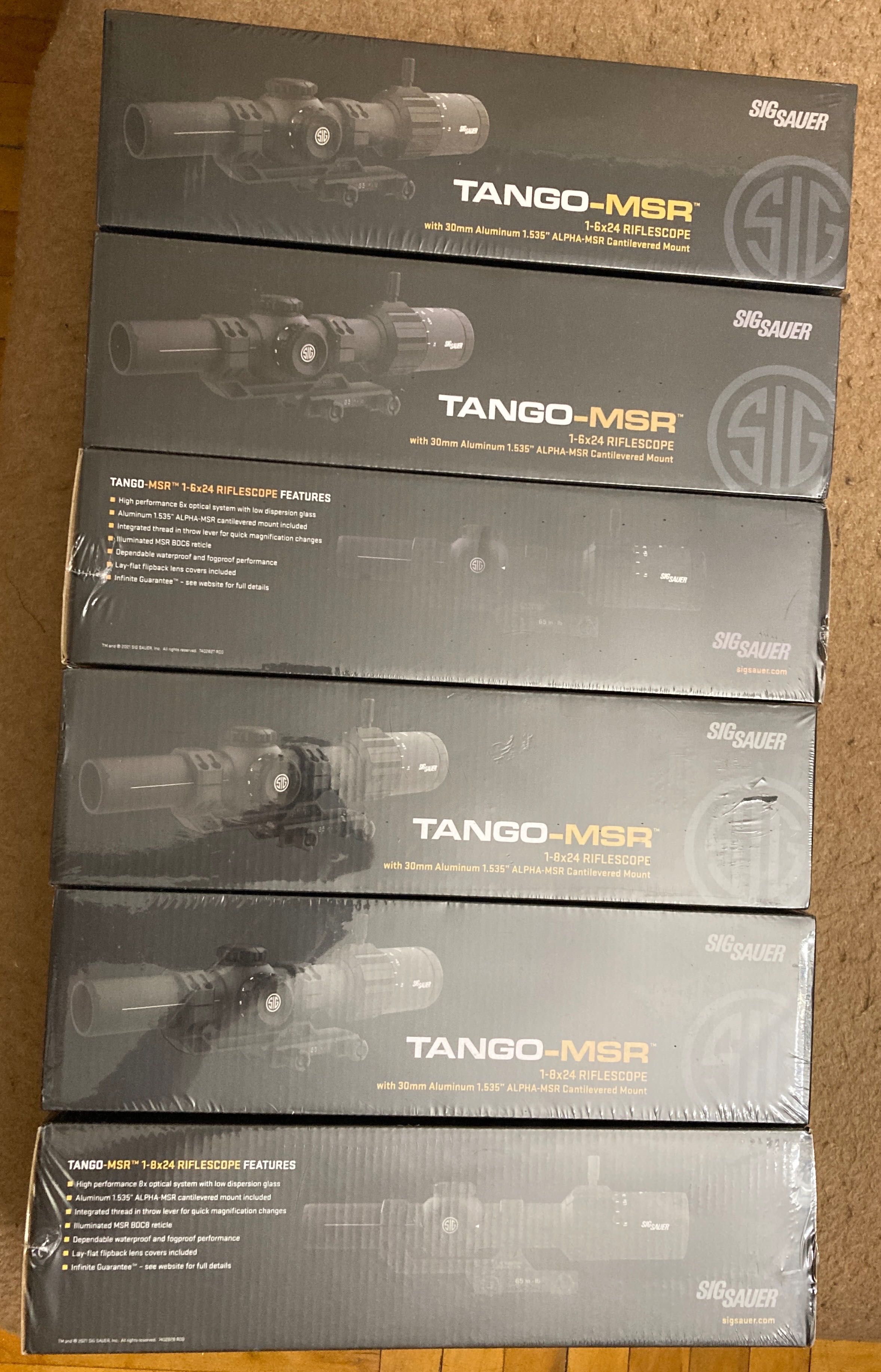 Прицел оптический SIG SAUER Tango-MSR 1-8X24mm BDC8 SOTM81000 LPVO