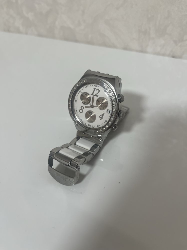 SWATCH Irony Chrono Stainless , модель: YCS511G