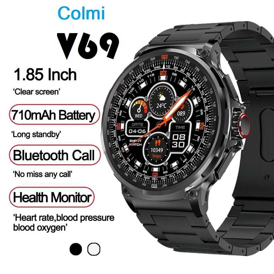 Mega duży smartwatch COLMI V69 1,85 cala menu PL.