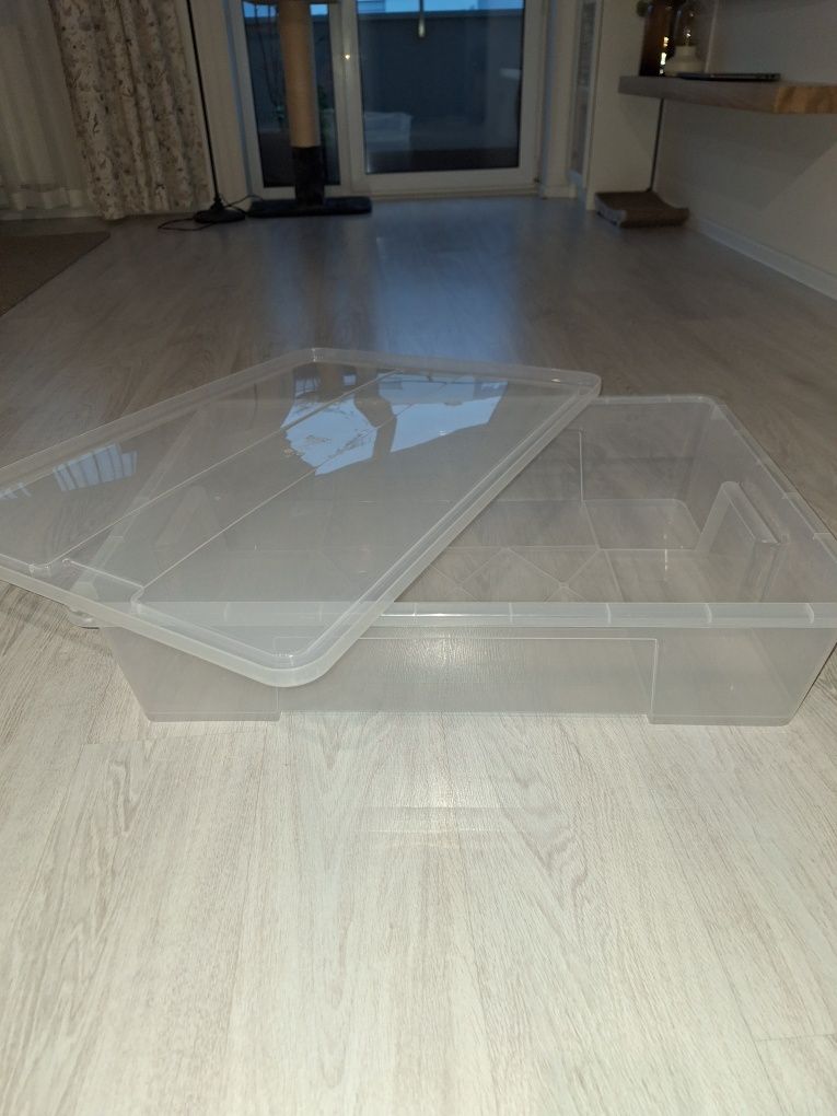 Pojemnik z pokrywa SAMLA IKEA