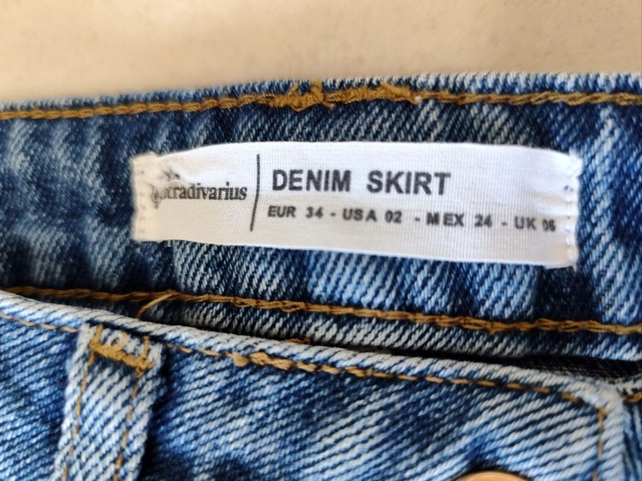 Saia de ganga casual - Stradivarius (Tam. XS)