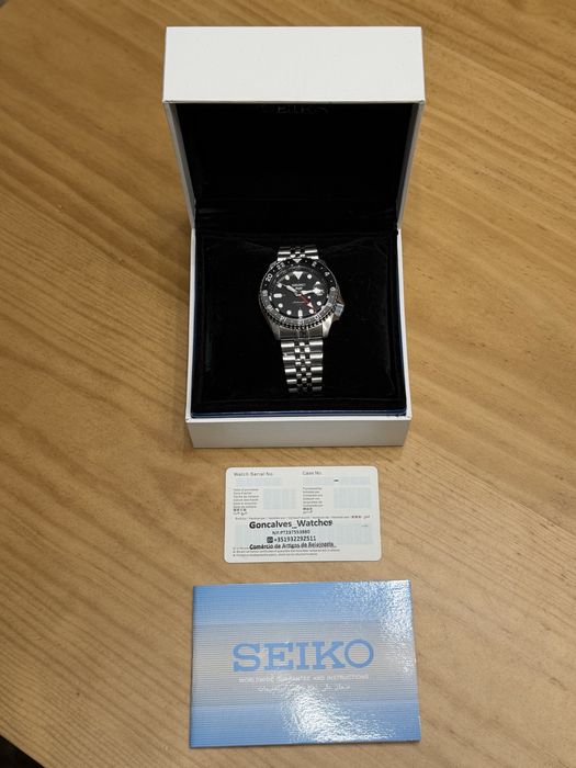 Seiko 5 Sports GMT SSK001K1 NOVO!