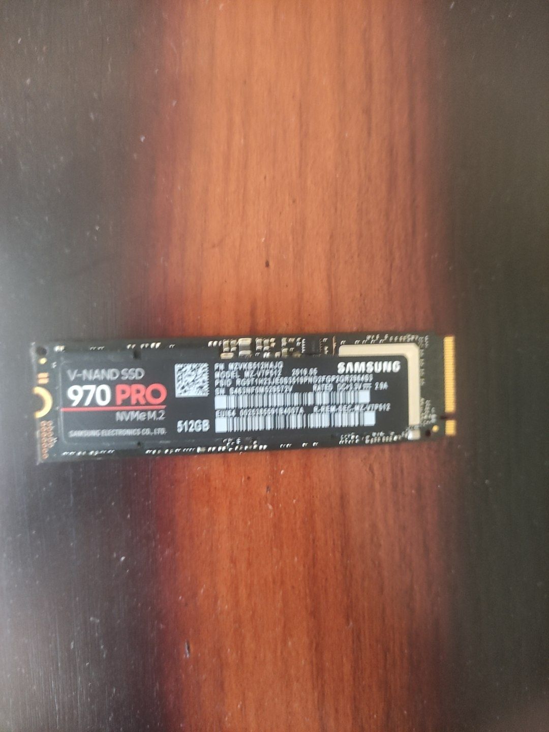 SSD-накопитель для ноутбука Samsung 970 PRO 512G