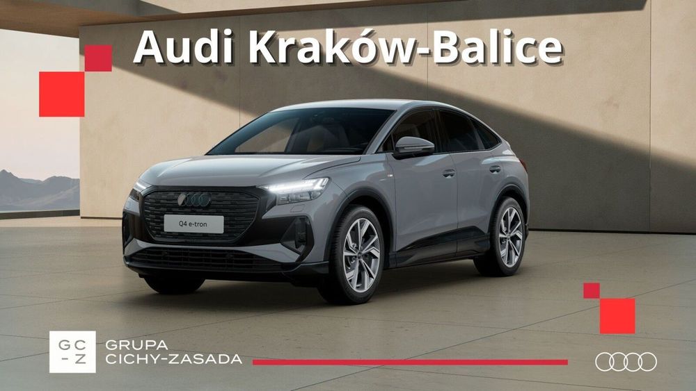 Audi Q4 Sportback e-tron // mieści się w programie NaszEauto // pakiety Comfort, Technology