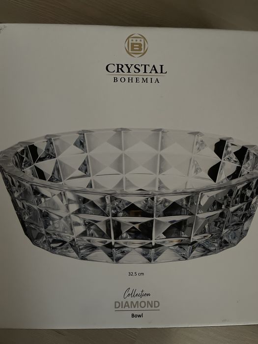 Криштальна ваза Богема