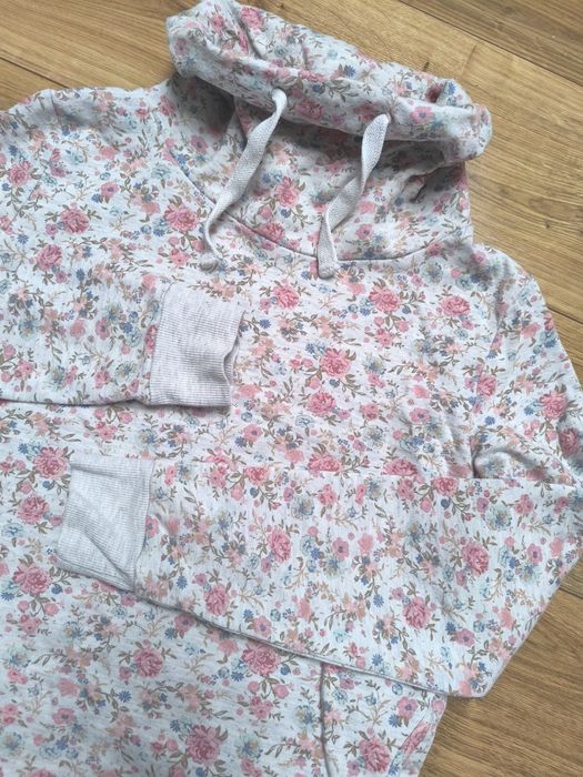 Bluza damska, kwiatowa, kwiaty, kwietna łączka ze stójką, rozmiar M