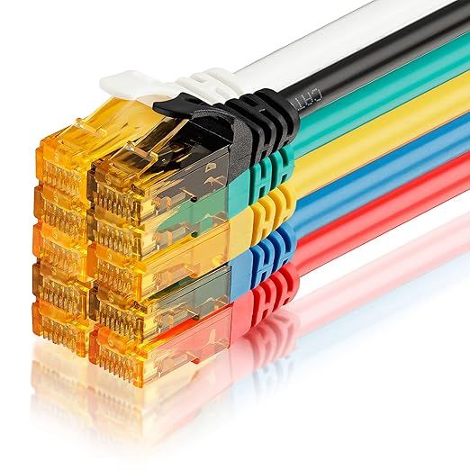 sebson 10x kabel ethernetowy cat 6 krótki 0,5m rj45 9 szt x