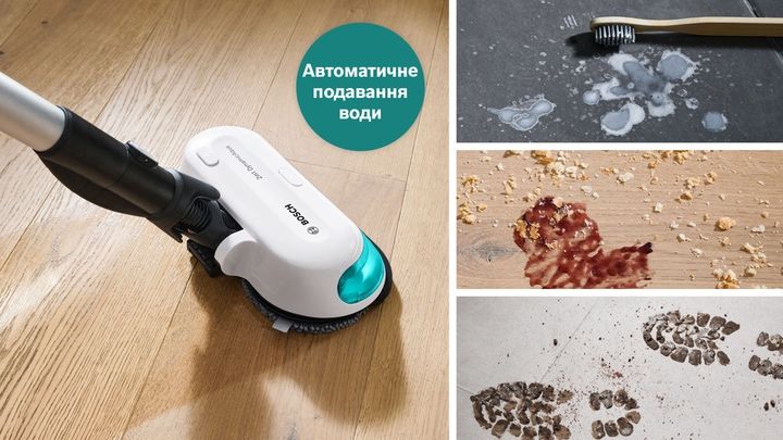 Акумуляторний пилосос Bosch Unlimited 7 ProHygienic Aqua