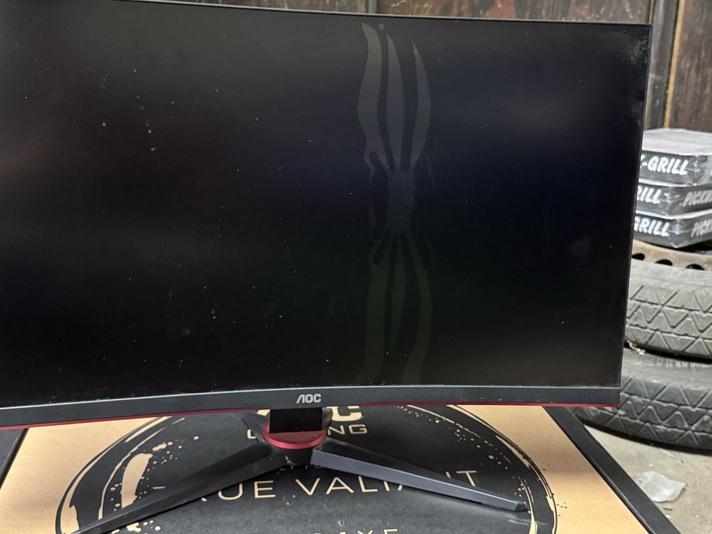 Uszkodzony monitor aoc