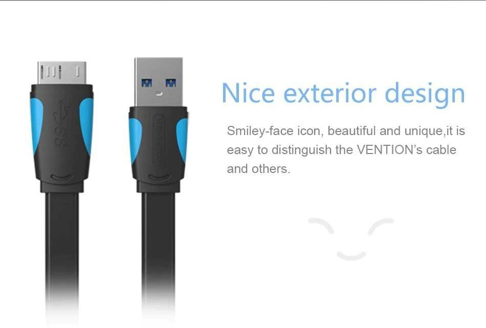 Кабель Vention USB 3.0 - Micro USB Тип B 1м