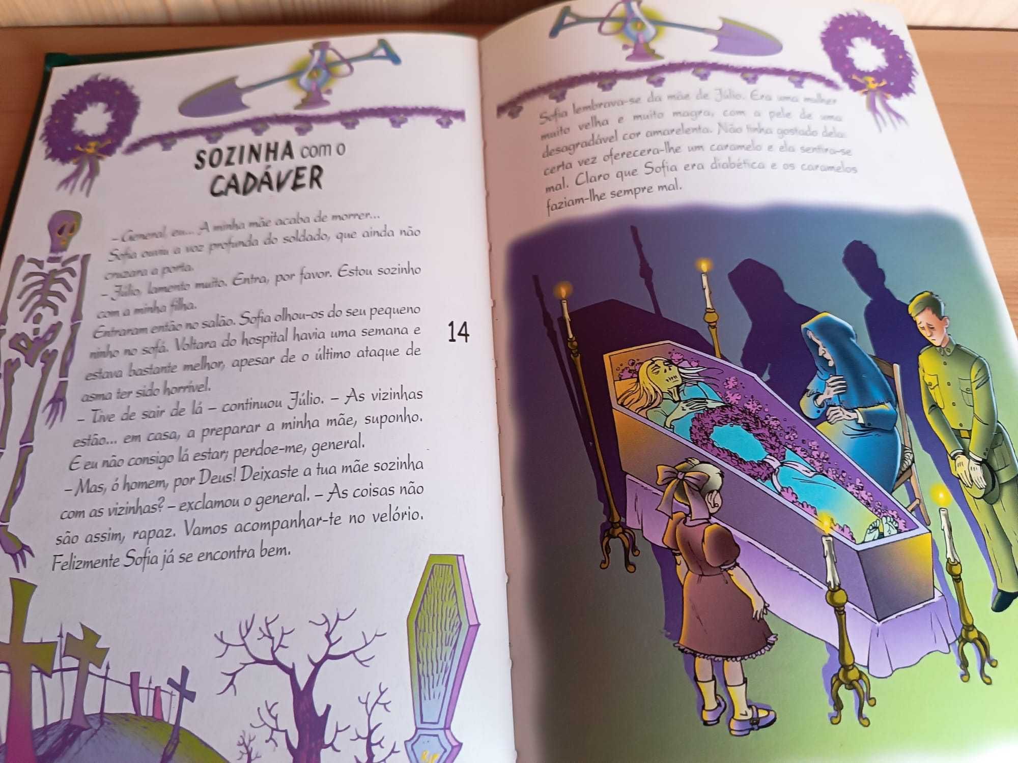 Livros infantojuvenis | Coleção "Aterradores" | Bom estado