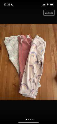 3 pary spodni legginsow 86 92