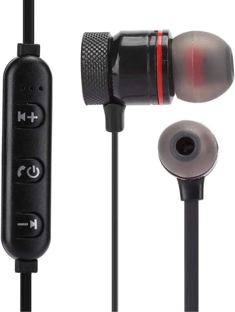 Bezprzewodowe słuchawki sportowe Bluetooth  Douszne na kablu