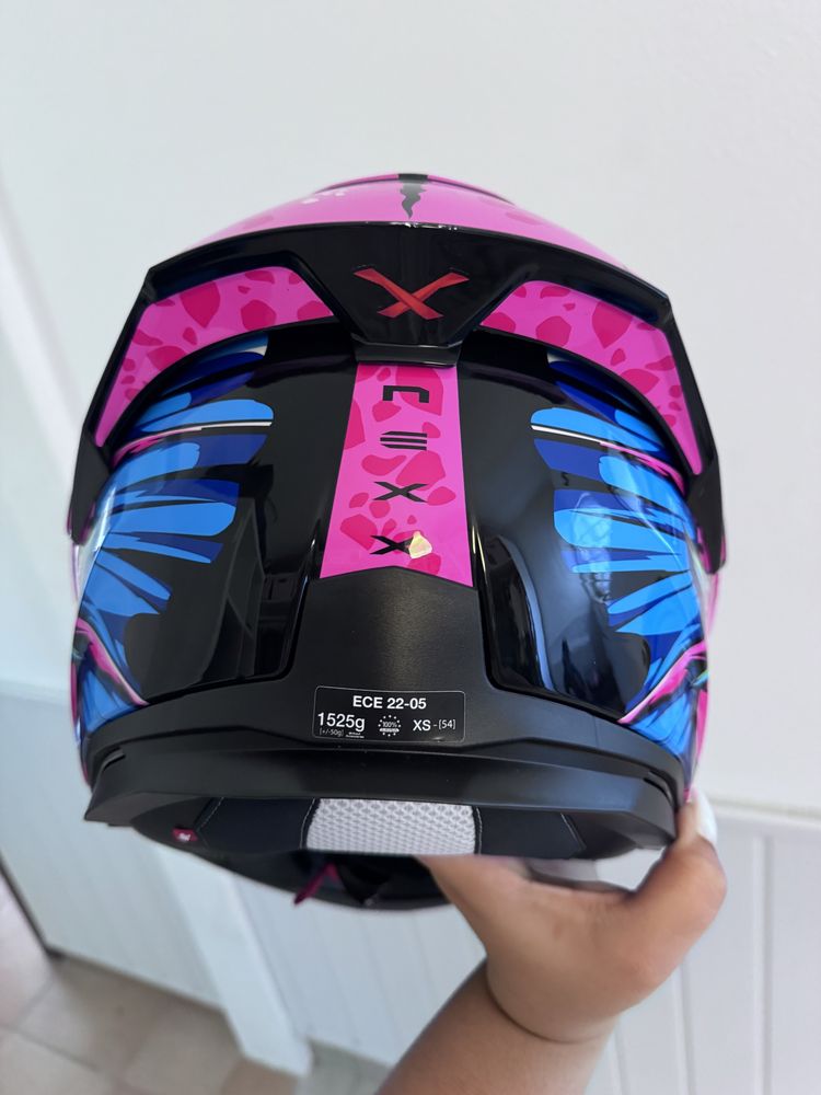 Capacete NEXX rosa