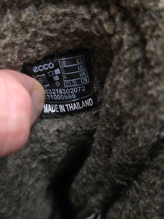 Зимние женские ботинки Ecco Оригинал