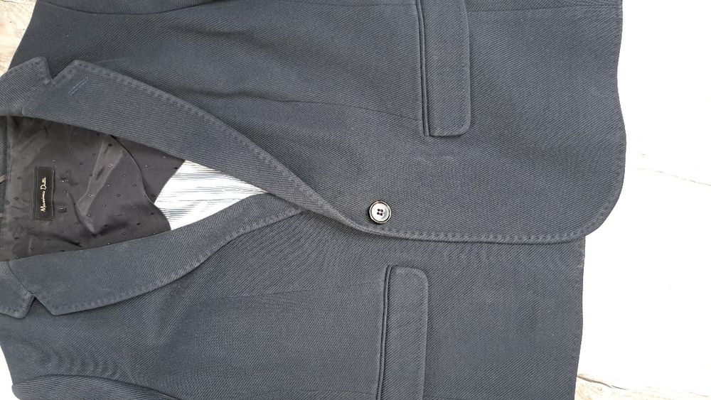 Granatowa marynarka damska massimo dutti 38 40 M L