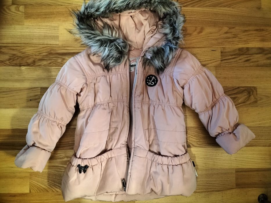 Kurtka dziewczęca Wójcik, r.104, pudrowy róż
