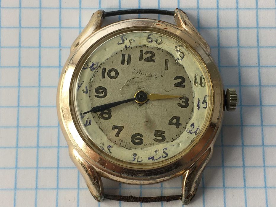 Часы механические Урал СССР на запчасти - на ходу