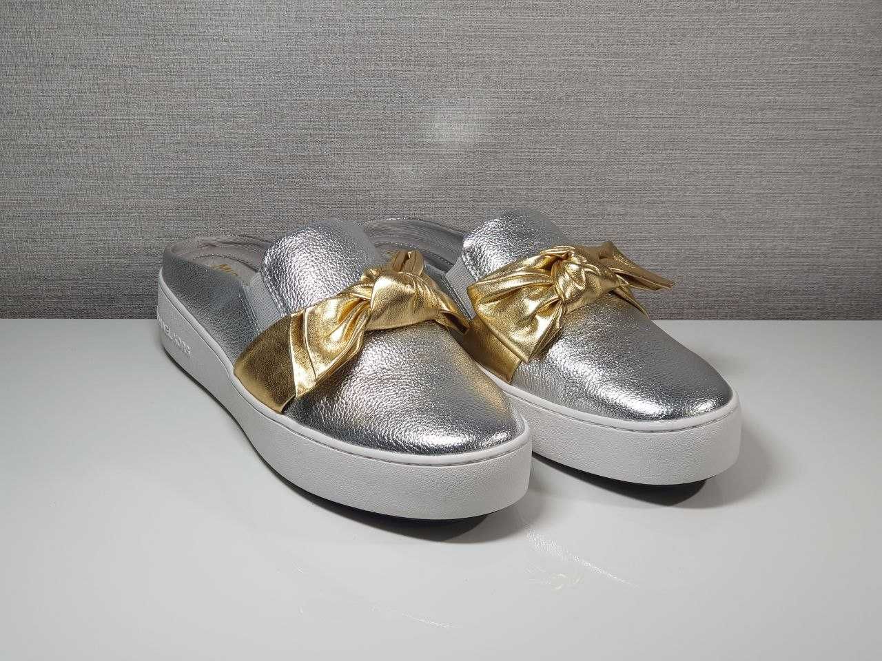 Літнє Взуття Michael Kors Willa Two-Tone Metallic Platform Mule